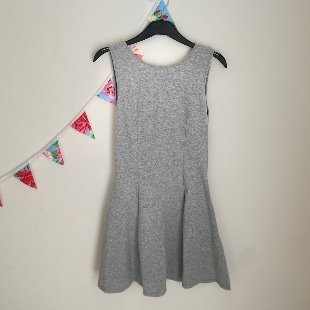 Gray Forever 21 Skater Dress